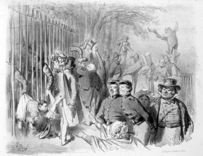 Folies gauloises depuis les romains jusqu'à nos jours, illustration de Gustave Doré
