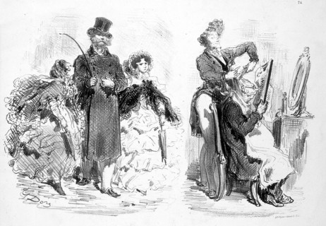 Gallish folies from Roman times to the Present Day, illustration by Gustave Doré
