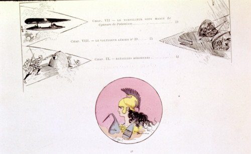 War in the 20th century, illustration by Robida
