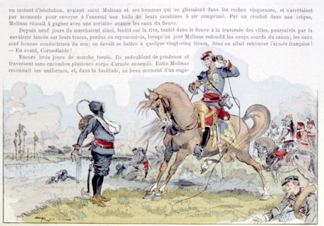 War in the 20th century, illustration by Robida