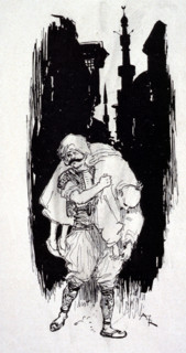 Tales of the Thousand and One Nights, illustration by Robida