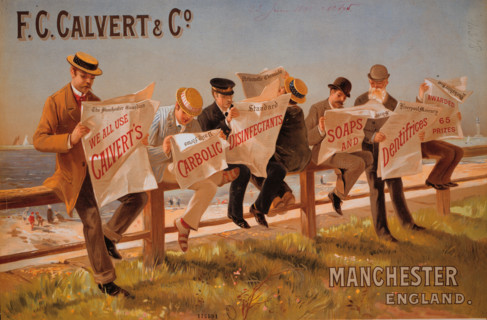 Advertising poster