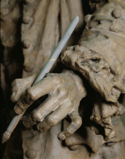 Detail of the mock-up by  Watteau
