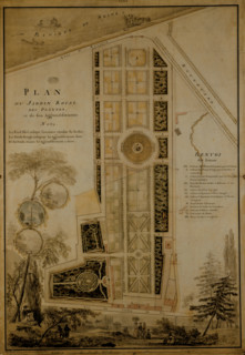 Vernouet, plan for the Jardin des Plantes