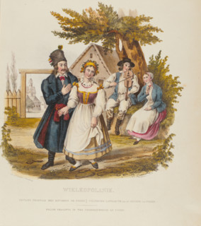 Polish peasants in festival costumes