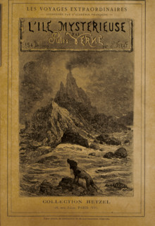 Frontispice de L'île mystérieuse écrit par Jules Verne