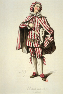 Masks and jesters: Mezzetin by Maurice Sand