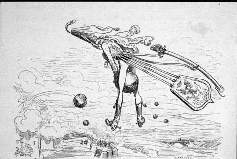 IIllustration of Münchausen by Gottfried Burger