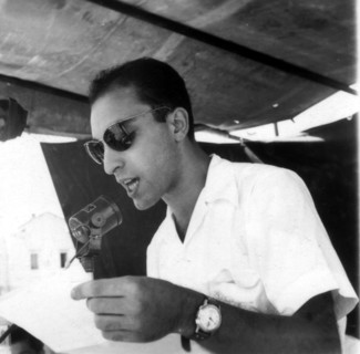 A. Kiovane at the microphone