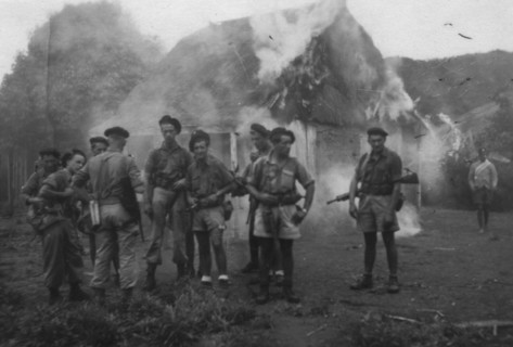 Repression - villages burned by the army