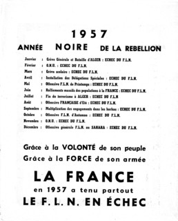 Tract de propagande contre le F.L.N.