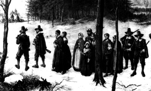 The Pilgrim Fathers in New England