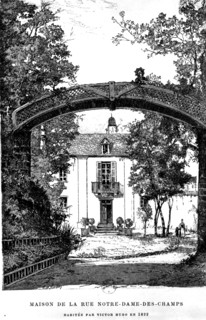 Maison de la rue Notre-Dame-des-Champs habitée par Victor Hugo