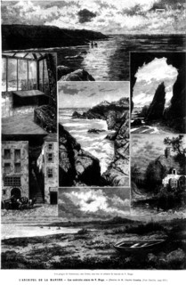 L'île de Guernesey où Victor Hugo vécut en exil