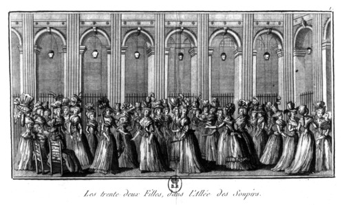 The thirty-two girls in the Allée des Soupirs