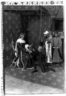 Charles V le Sage remet l'épée de connétable à Bertrand Du Guesclin
