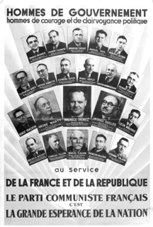 Affiche du Parti communiste français