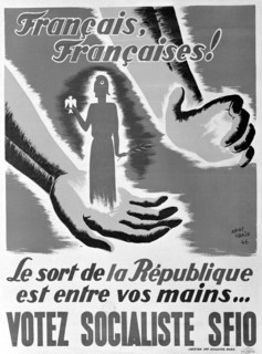 Poster of the S.F.I.O. Socialist Party :
