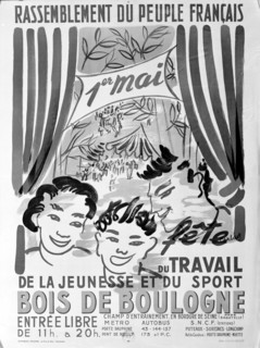 Affiche du Rassemblement du peuple français
