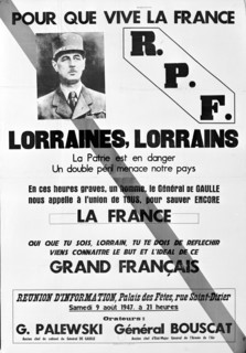 Poster for the Rally of the French People