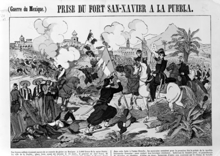 Guerre du Mexique, Prise du fort San-Xavier à la puebla