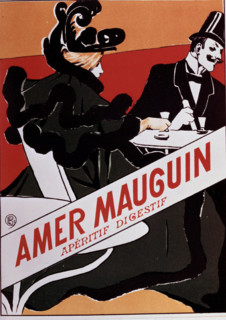 Belgian advertising poster for a brand of aperitif liqueur