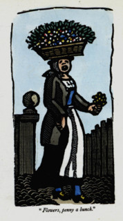 The cries of London, a flower seller