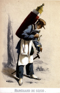Coconut and nougat merchant in the "ABC of street trades, Paris"
