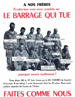 Tract appealing to the fellaghas to surrender to the French army