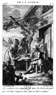 On the nation, the almanach of Père Gérard
