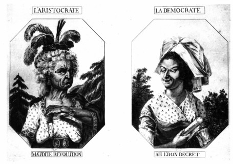 The aristocrat: Damned Revolution - The Democrat: Ah the right decree