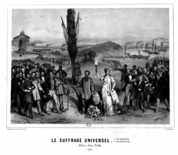 Universal vote dedicated to Ledru-Rollin