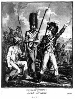 French soldiers in 1792