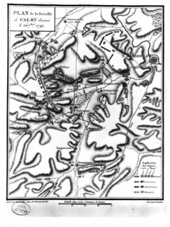 Plan of the Battle of Valmy