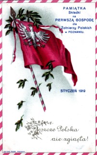 Allégorie sur l'indépendance et la réunification de la Pologne après la Première Guerre Mondiale