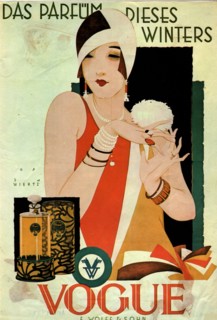 Poster by Jupp Wiertz, advertisement for a perfume.