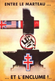 Affiche de propagande des alliés contre l'Allemagne nazie