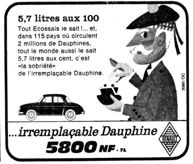 Publicité pour une marque d'automobile