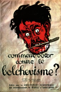 Affiche de propagande antibolchévique.