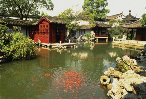 Jardin de Suzhou, province de Jiangsu, Chine