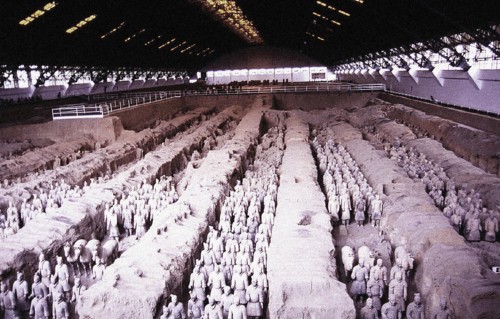 Mausolée de Qin Shihuangdi et sa fabuleuse armée de soldats en terre cuite, à Xi'an