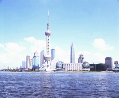 Nouveau quartier de Pudong, à Shanghai