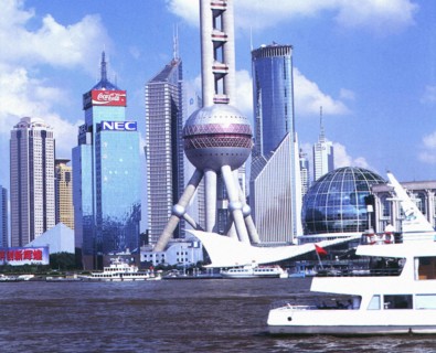 Nouveau quartier de Pudong, à Shanghai