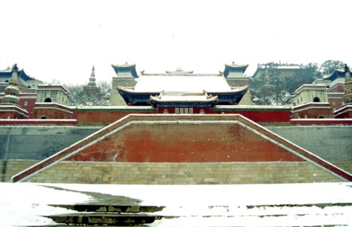 Le Palais d'Eté sous la neige