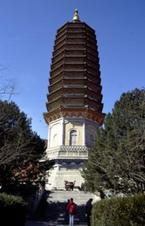 Huit Grands Sites dans les Collines de l'Ouest, pagode bouddhiste