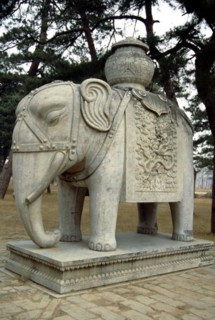 Stone animal, The Western Qing Tombs