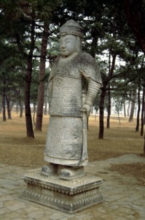 Tombeaux Qing de l'Est, statue de pierre