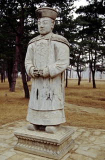 Tombeaux Qing de l'Est, statue de pierre