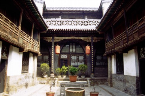 Residence house, the grand courtyard of Wang's falimy