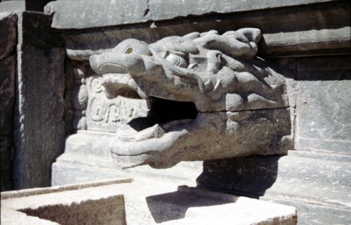 Longquan Temple, stone carving, dragon ornament